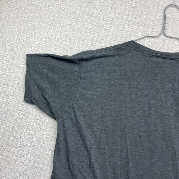 Y2K Volcom T-Shirt Men L Gray Minimalist Logo Tee Surf Skate Casual Summer Read - Picture 13 of 16